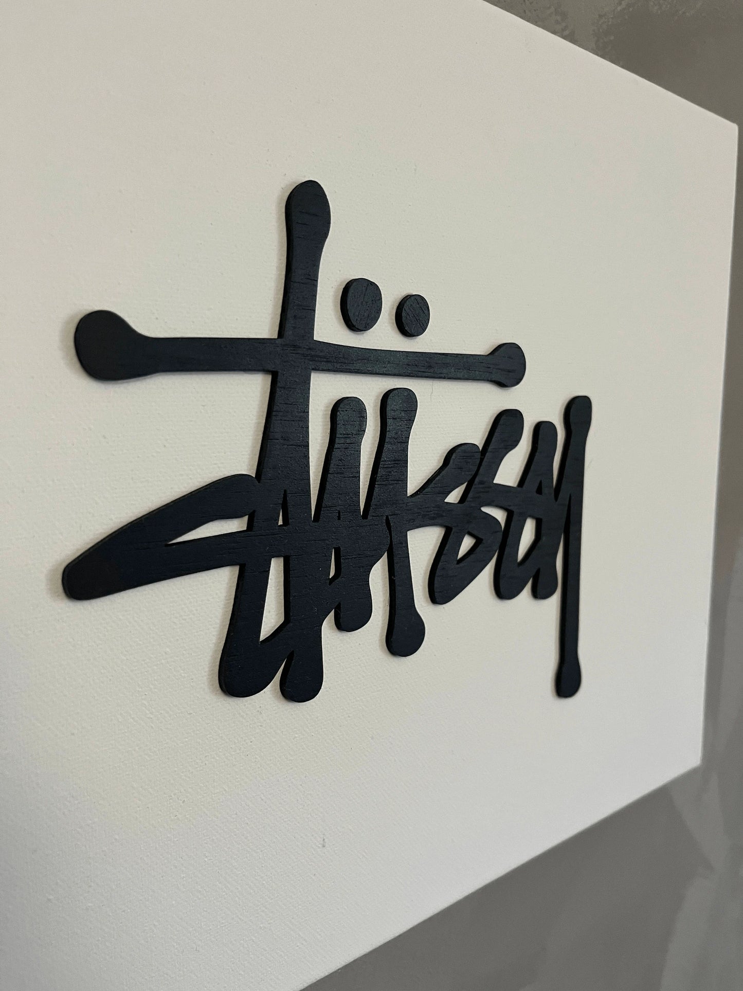 STUSSY "LOGO" WHITE