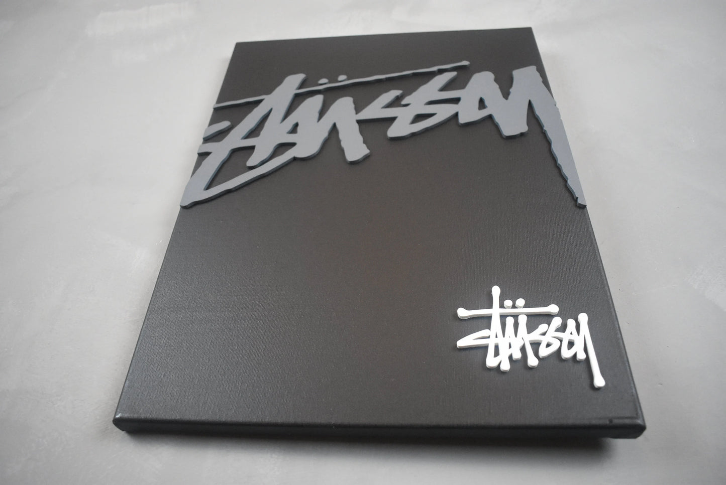 STUSSY "TWOLOGOS" BLACK