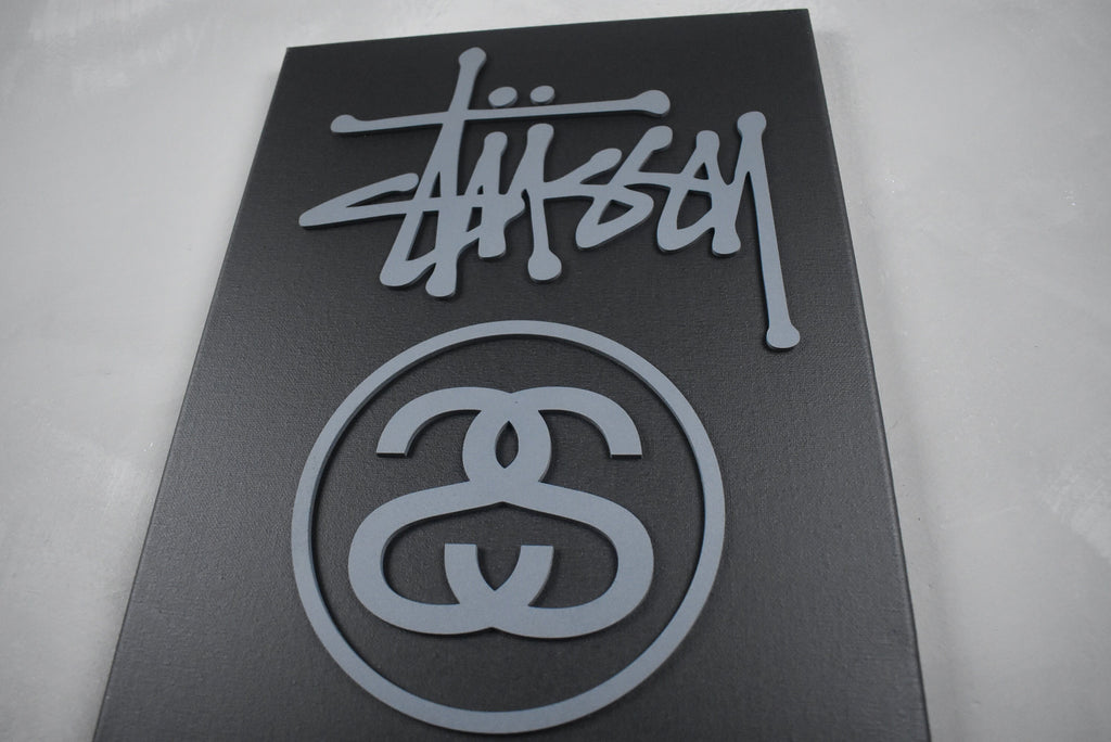 STUSSY "SS" BLACK