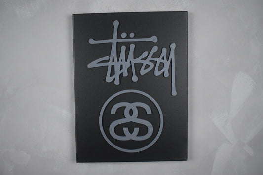 STUSSY "SS" BLACK