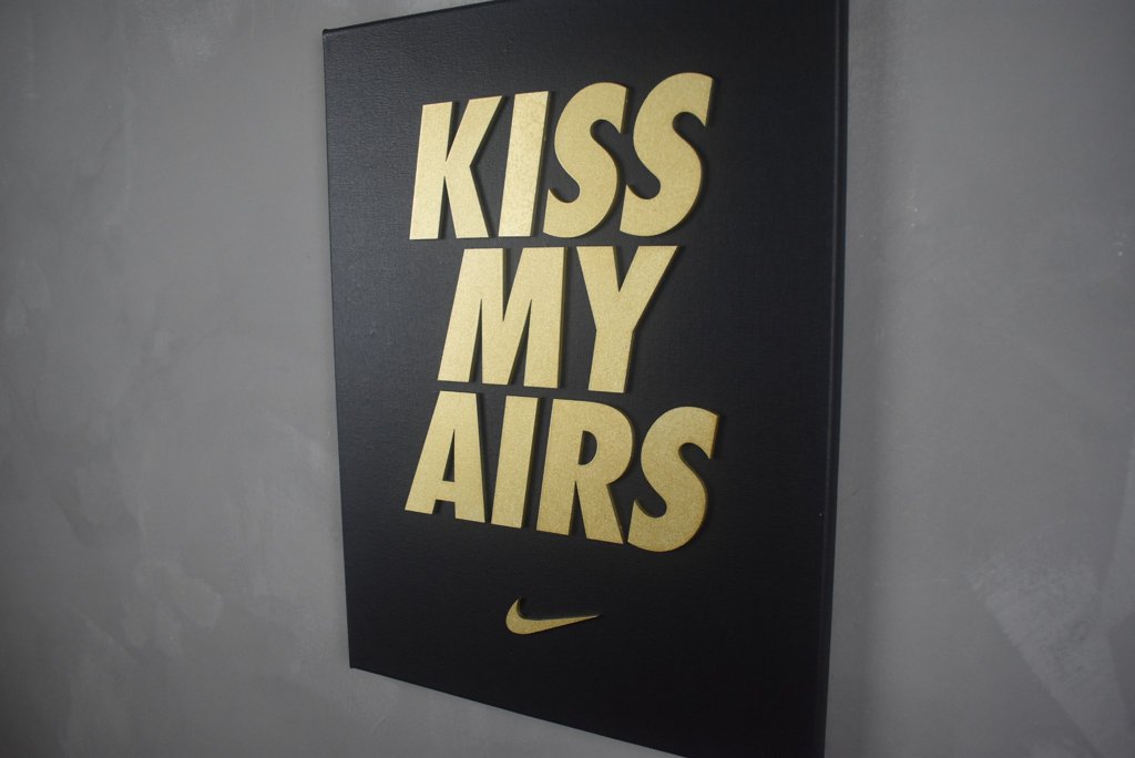 NIKE "KISS MY AIRS" BLACK