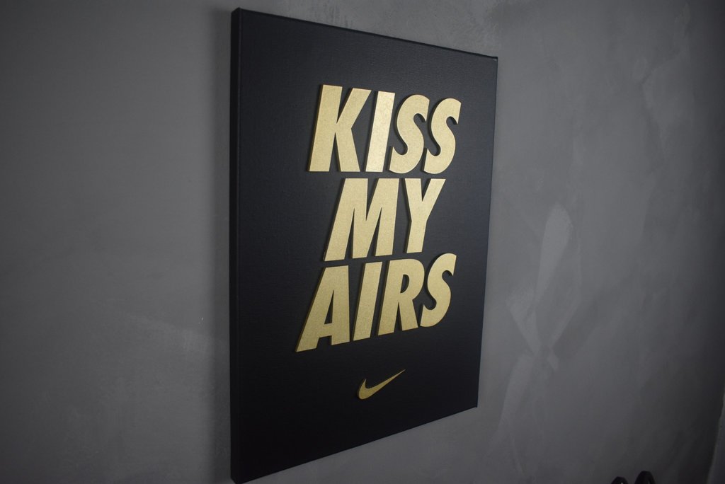 NIKE "KISS MY AIRS" BLACK