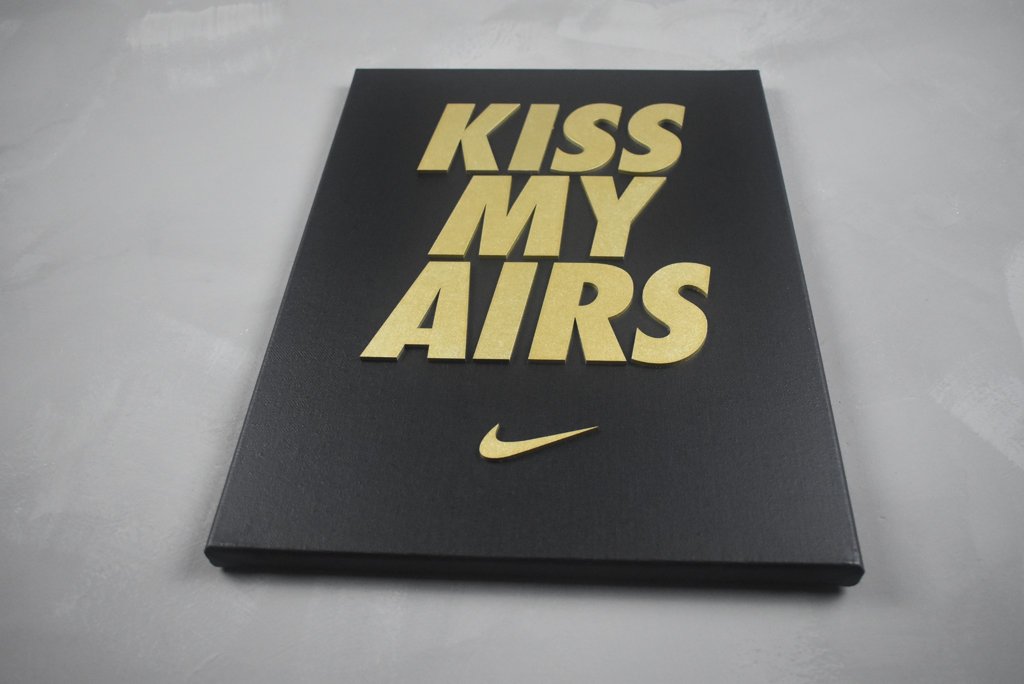 NIKE "KISS MY AIRS" BLACK