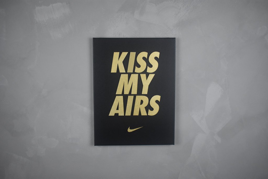 NIKE "KISS MY AIRS" BLACK