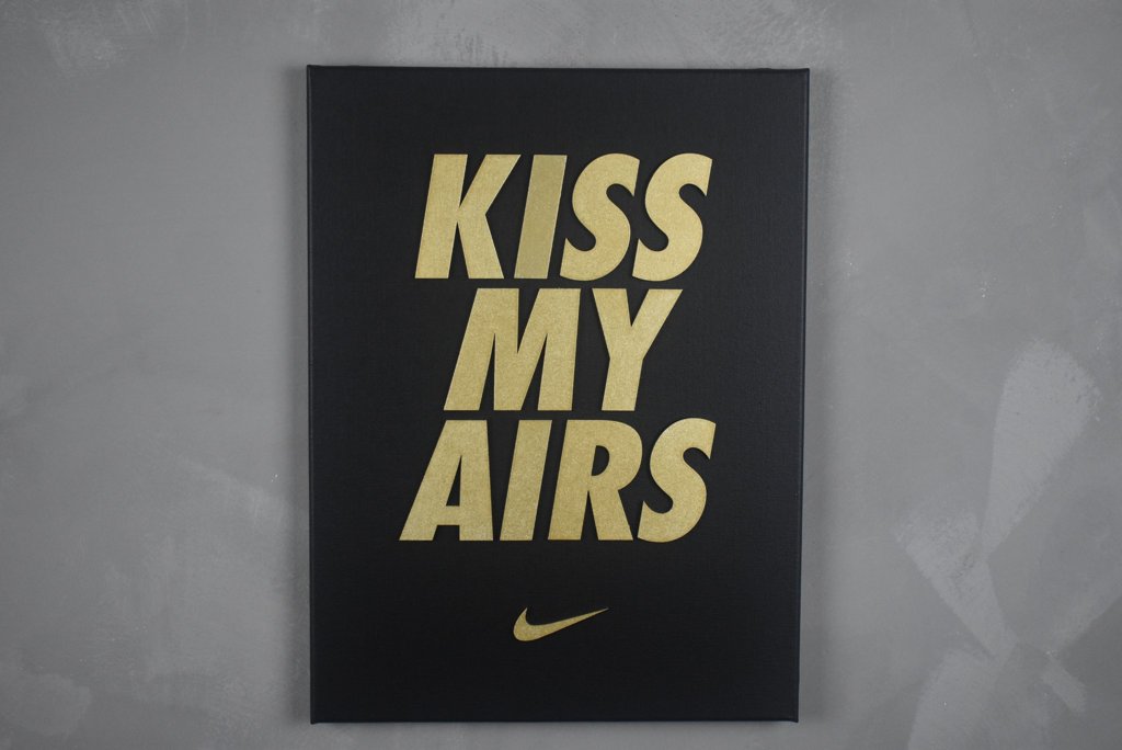 NIKE "KISS MY AIRS" BLACK